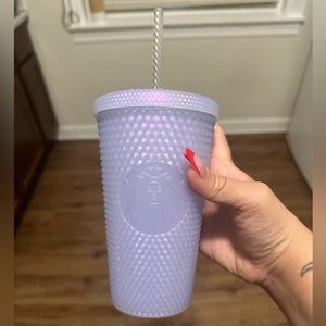 Selling Starbucks Grande Purple Shimmery Studded Cup